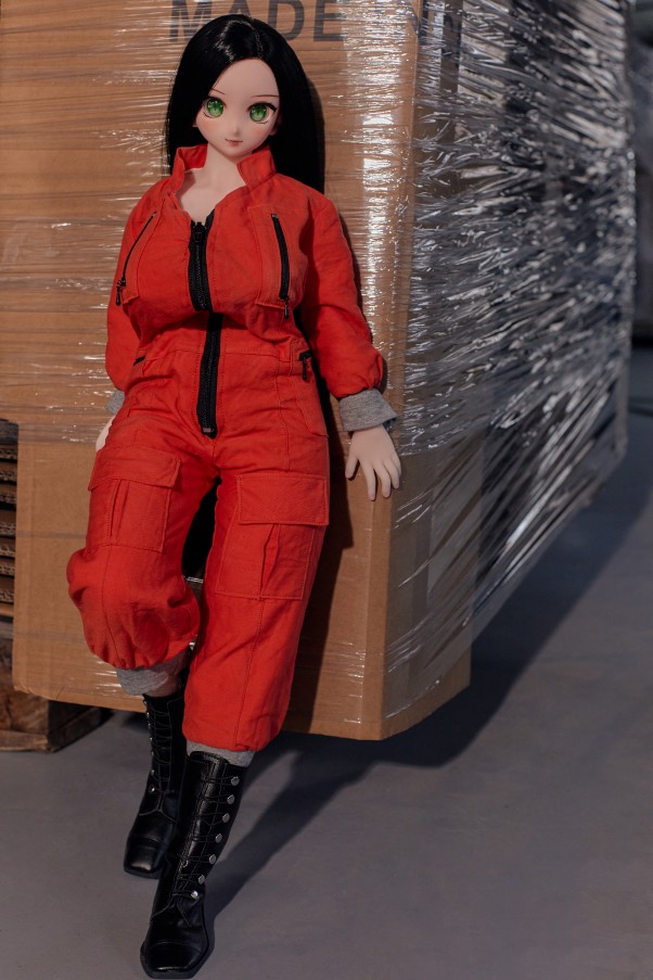 60cm E Cup Thin Lips Occhi Grigi Voluttuosa Bambola del Sesso Asiatica Vista Dettaglio 4